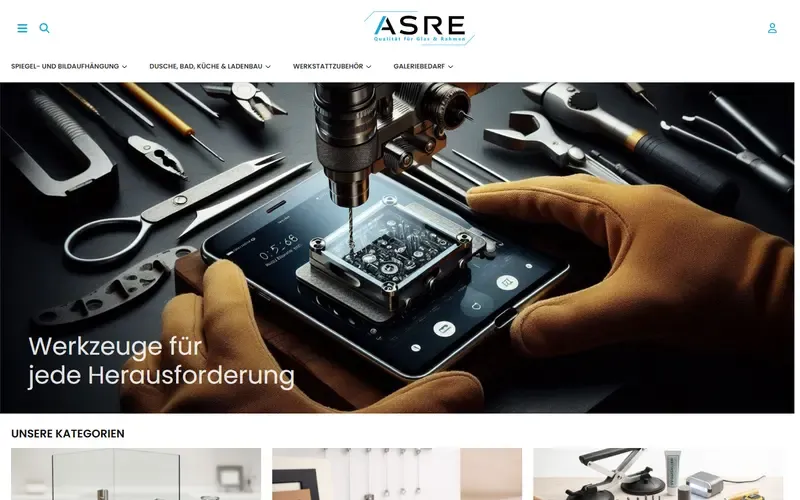 ASRE Website Screenshot